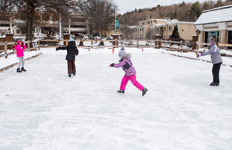 Skating rink at Villa Roma Resort and Conference Center.