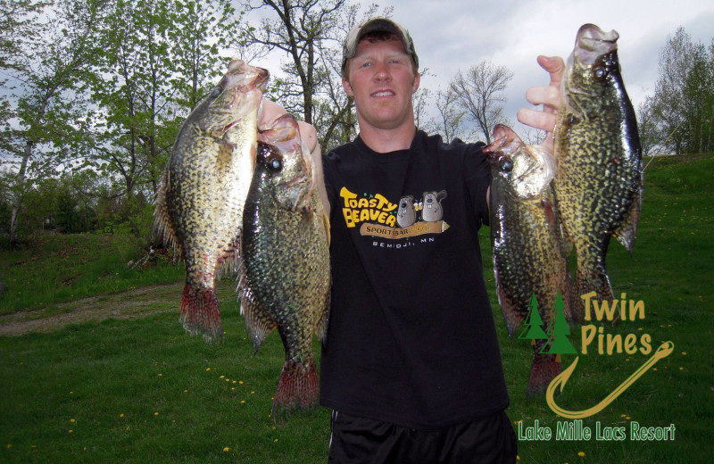 Fishing at Twin Pines Resort.