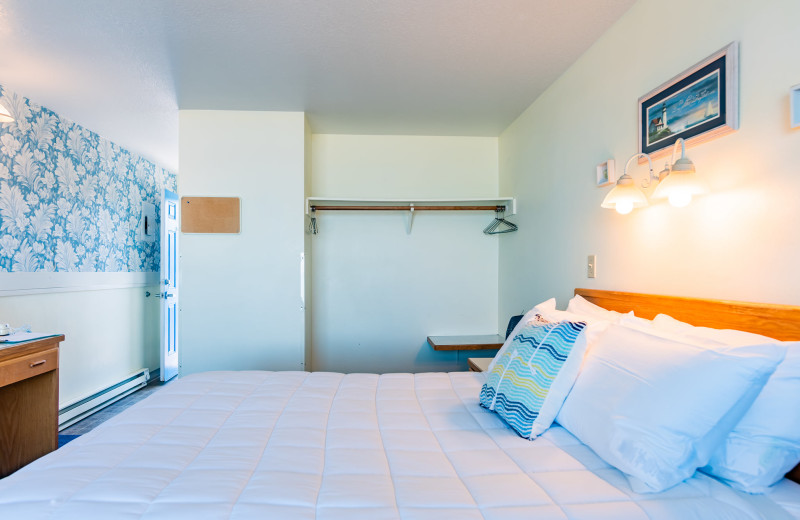 Guest room at Seagull Beachfront INN.