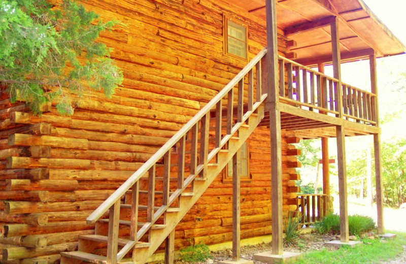 Cabin Exterior at Red Bud Valley Resort