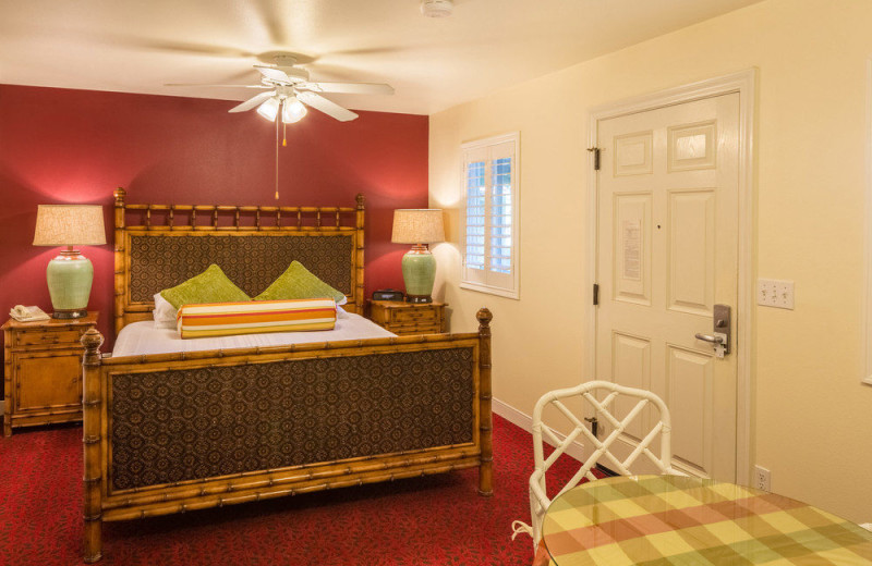 Guest room at EuroSpa & Inn.