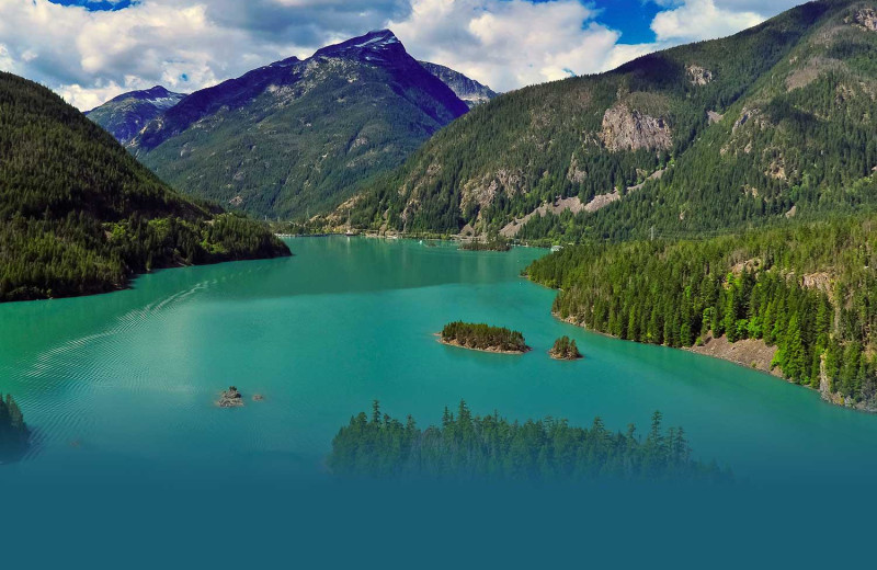 Cascade Mountains at Sun Mountain Lodge.