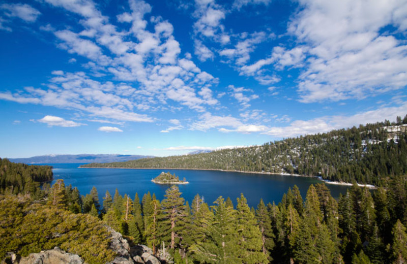 Beautiful lake at Heavenly Valley Lodge.