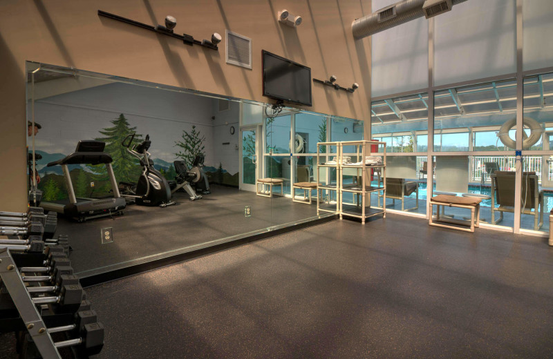 Gym at Whispering Pines Condominiums.