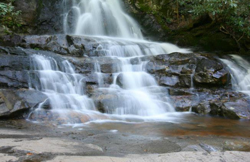 Waterfall near Golfview Vacation Rentals.