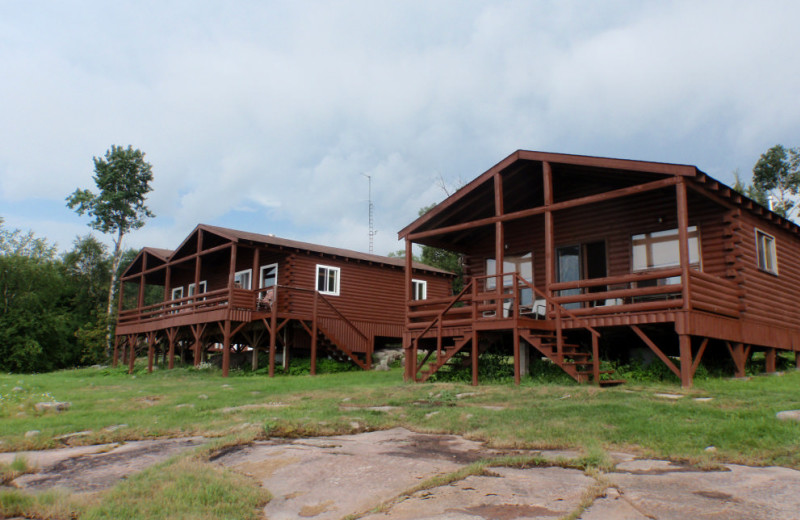 Cabins at Maynard Lake Lodge and Outpost.