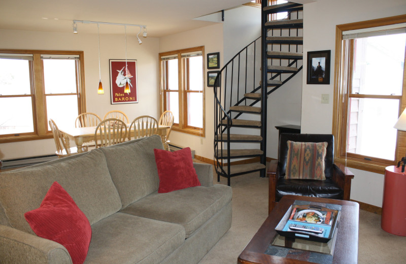 Guest living room at Ferringway Condominiums.