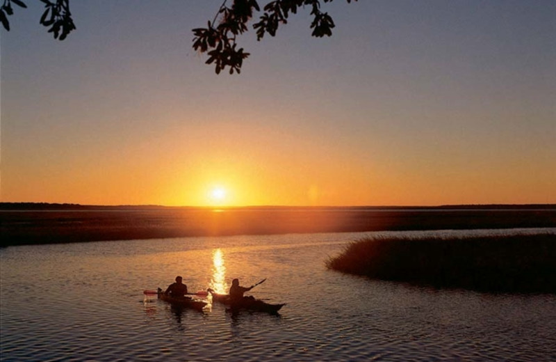 Kayaking at Omni Amelia Island Plantation.