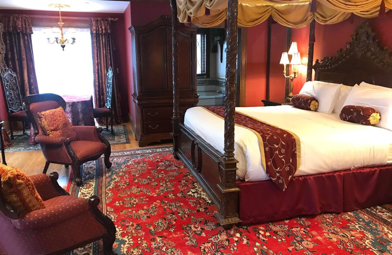 Guest room at Gramercy Mansion.