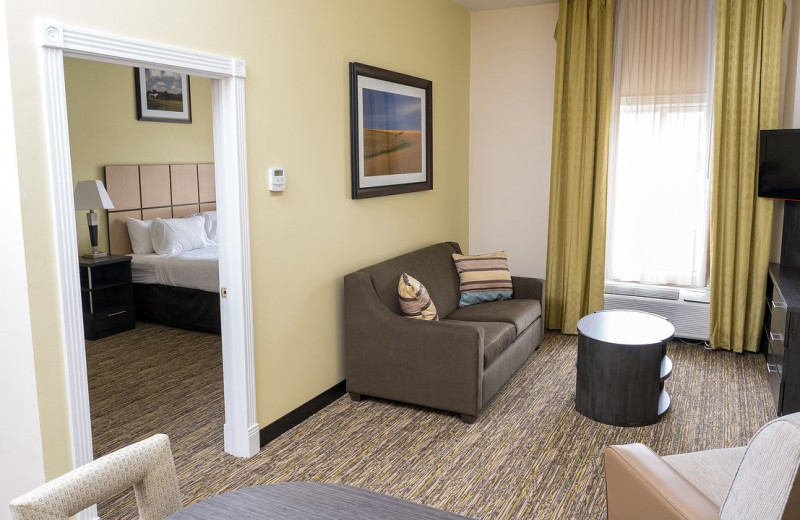 Guest living room at Candlewood Suites - Stevensville.