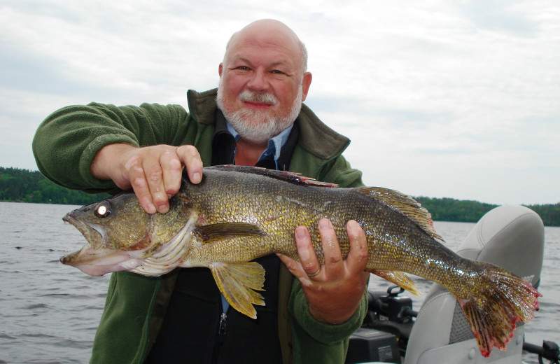 Fishing at Pine Point Lodge.