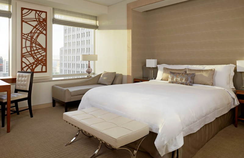 Guest room at St. Regis Hotel, San Francisco.