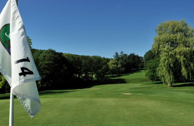 Golf course at Domaine de Divonne.