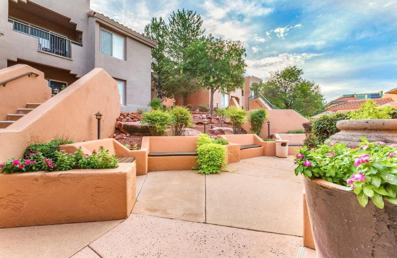 Patio at Sedona Summit Resort.