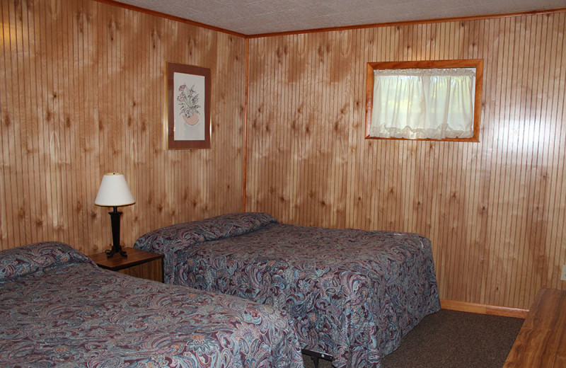 Guest room at Flamingo Resort.