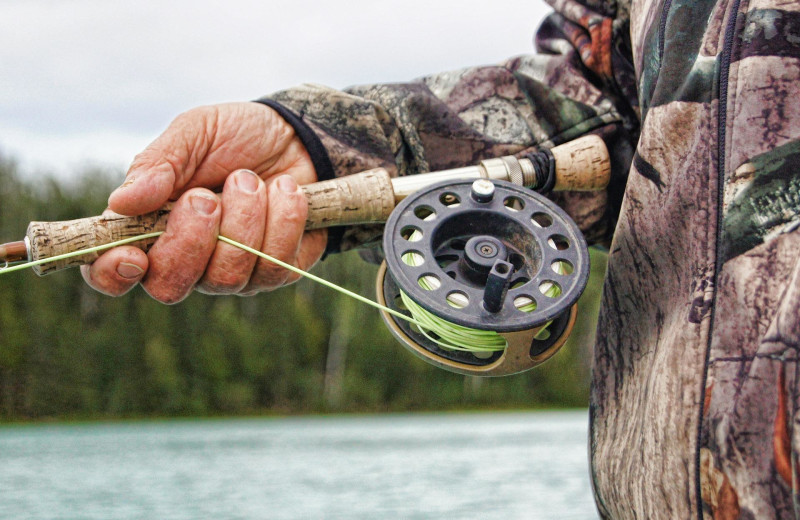 Fishing at Misty Mountain Lodge.