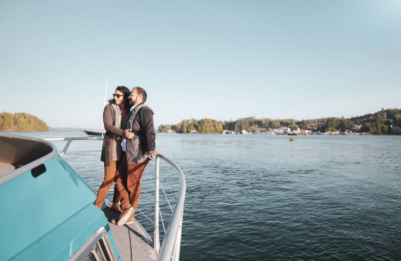 Couple at Long Beach Lodge Resort.