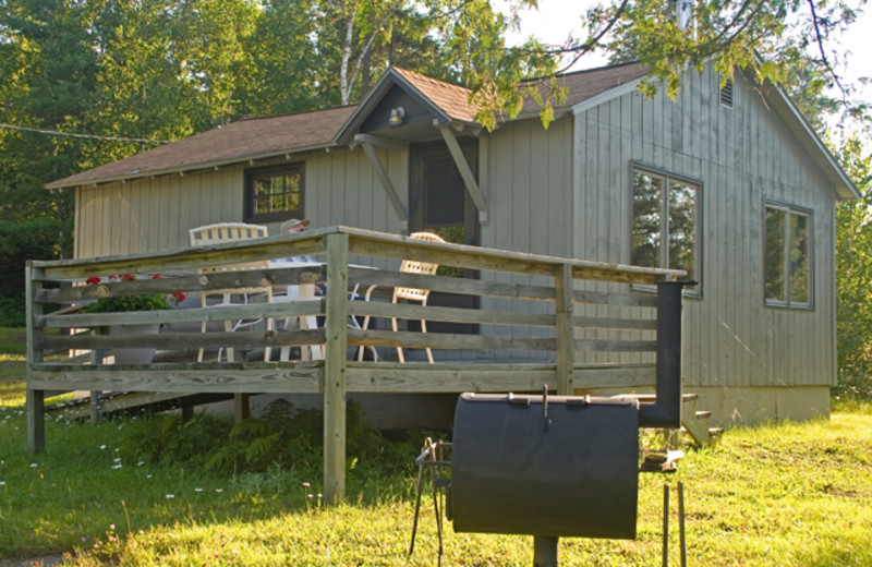 Cabin exterior at Nor'Wester Lodge.