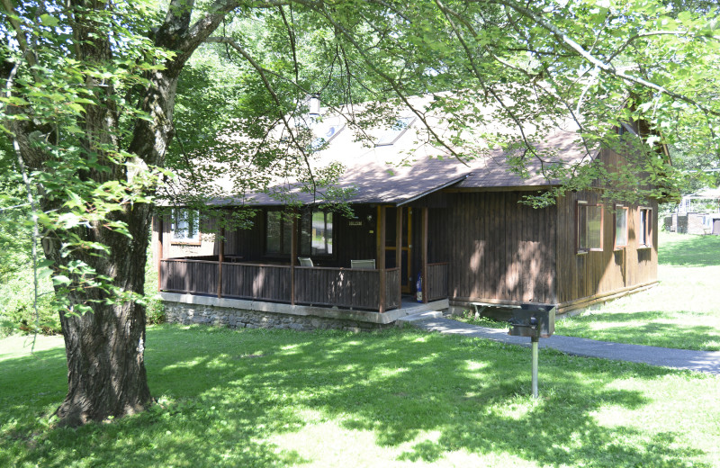 Cottage exterior at Countryside Cottages.