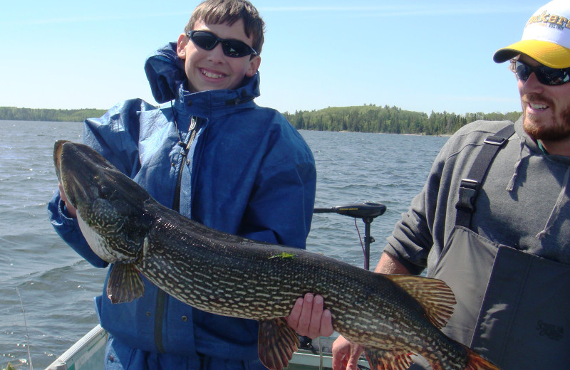 Fishing at Pine Point Lodge.