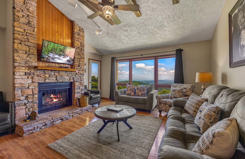 Living room at American Patriot Getaways - Positive Altitudes.