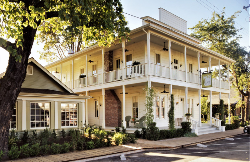 Exterior view of Tallman Hotel.