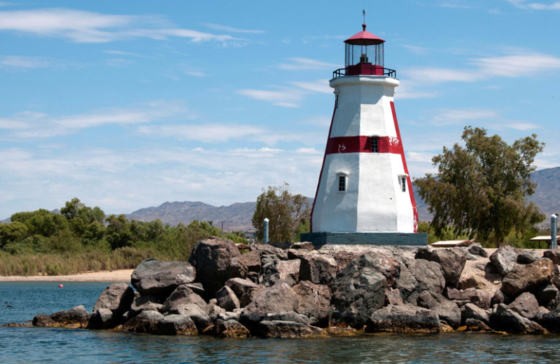 Lighthouse near Havasu Springs Resort.