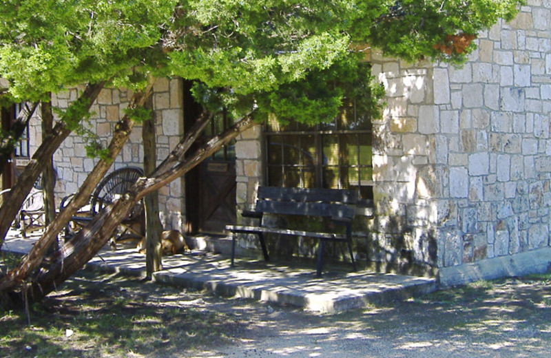 Cabin exterior at Silver Spur Guest Ranch.