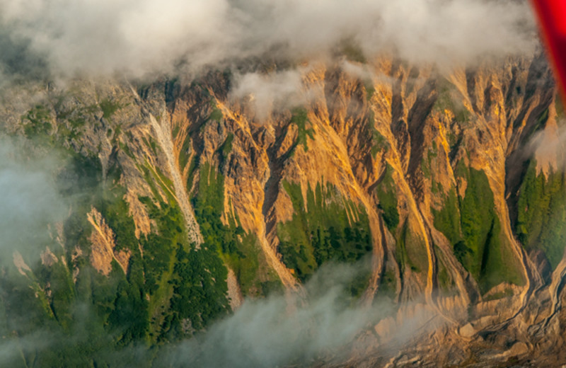 Aerial view of Angry Eagle Lodge & Outfitters.