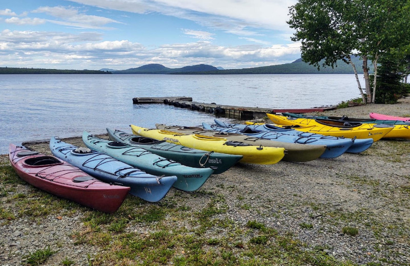 Kayaking at The Birches Resort.