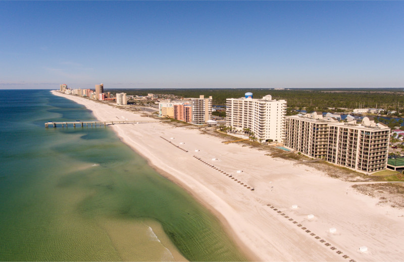 Beach at Coastal Properties.