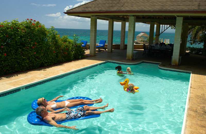 Villa pool at Bluefields Bay Villas.