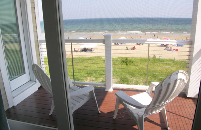 Guest balcony at Alouette Beach Resort.