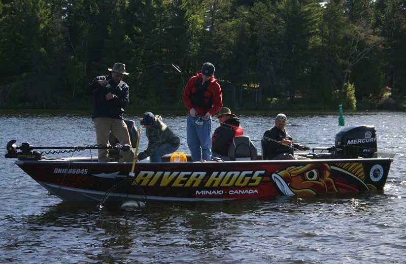 Fishing at Paradise Cove Resorts.