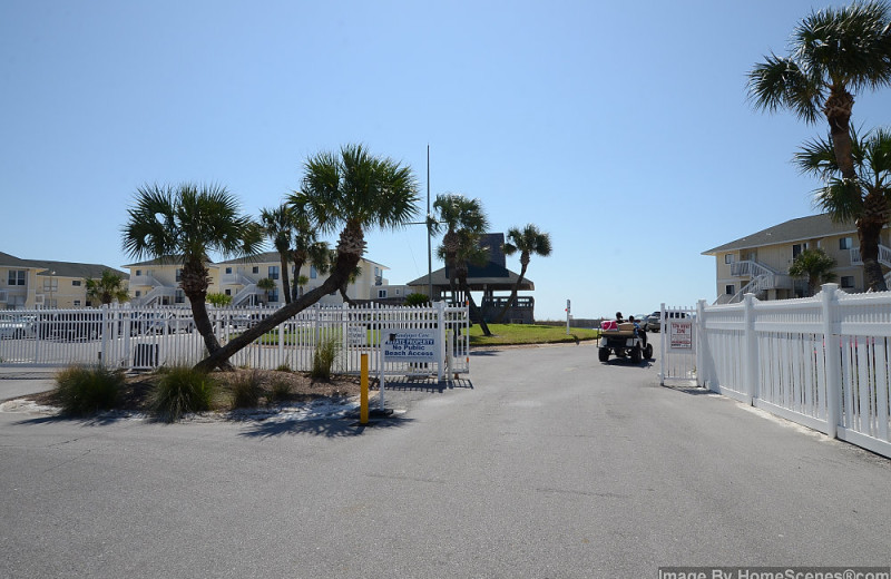 Gates at Sandpiper Cove.