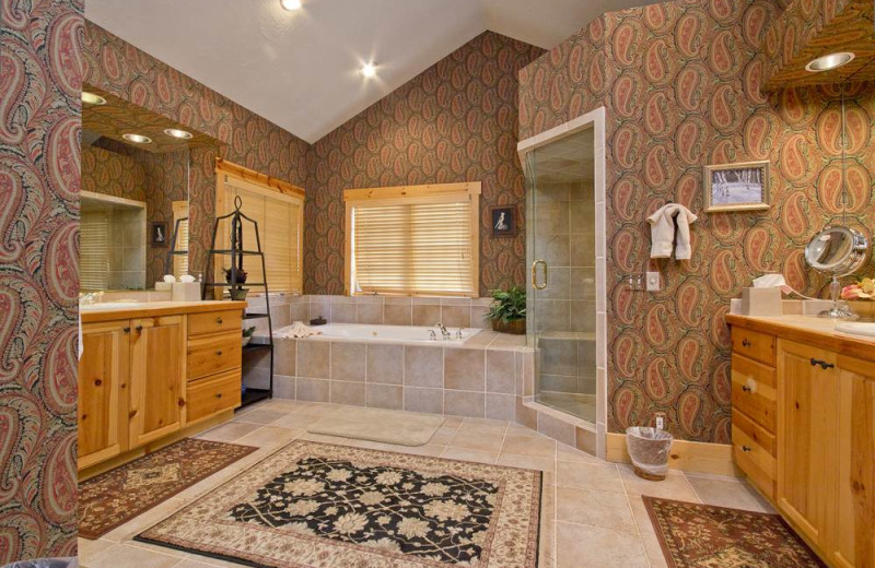 Rental bathroom at Alpine Ski Properties.