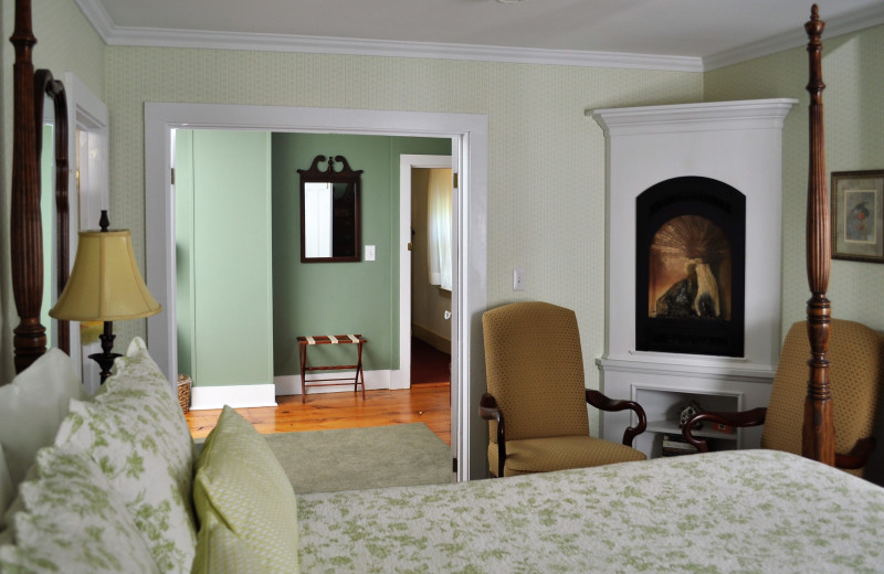 Guest room at Candleberry Inn.