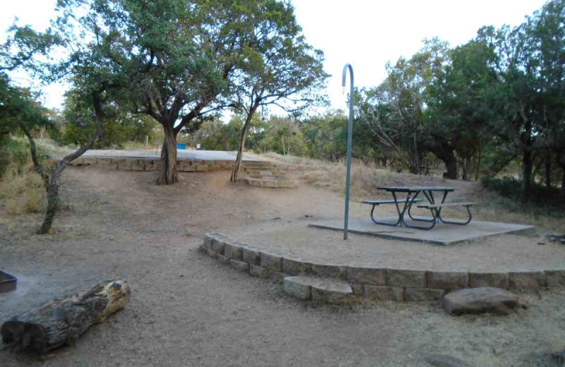 Campground at Inks Lake State Park.