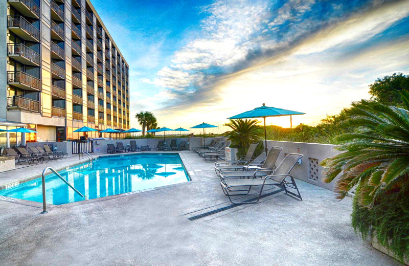 Outdoor pool at Shell Island Resort.