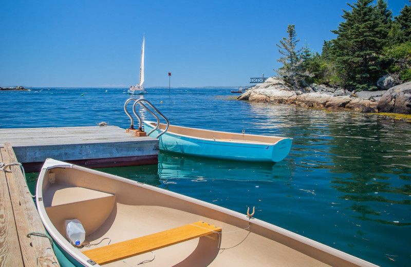 Boating at Newagen Seaside Inn.