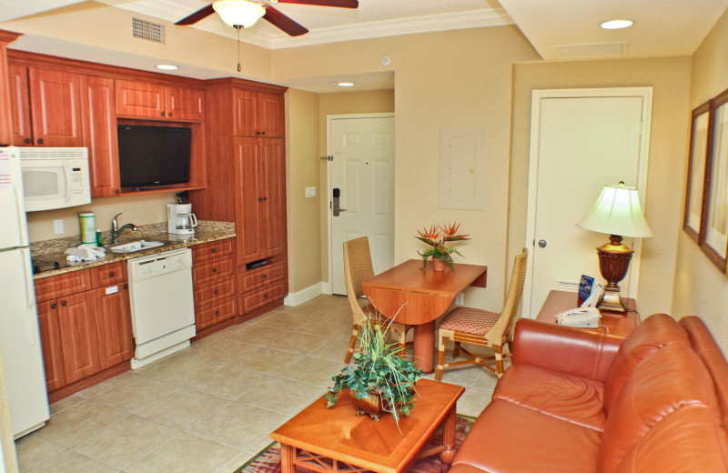 Guest room interior at Westgate Town Center.