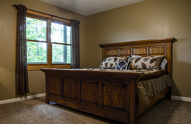 Bedroom at Hideaway Haven.
