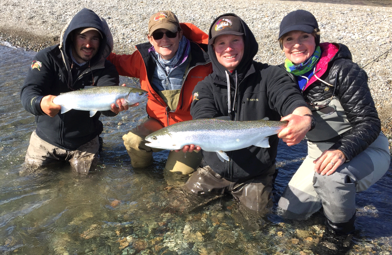 Fishing at Alaska Rainbow Lodge.