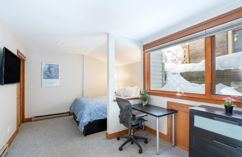 Rental bedroom at Accommodations in Telluride.
