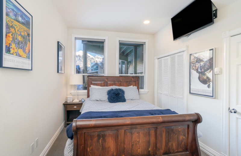 Rental bedroom at Accommodations in Telluride.