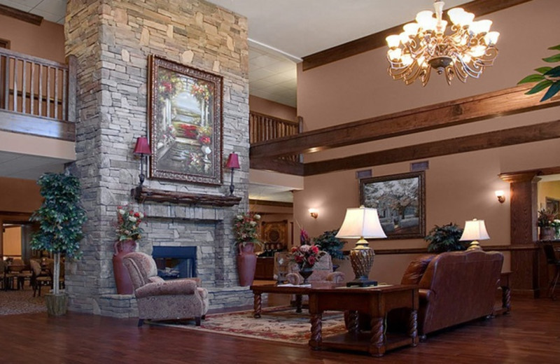 The lobby at Mountain Lodge & Conference.