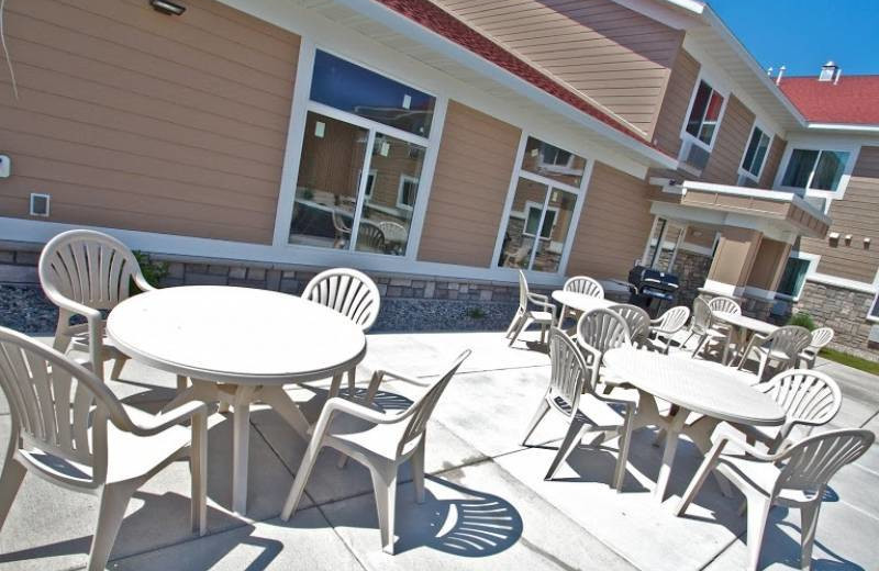 Patio at GrandStay Parkers Prairie.