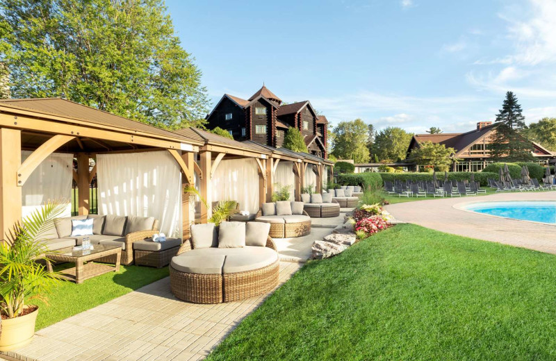 Cabanas at Fairmont Le Chateau Montebello.