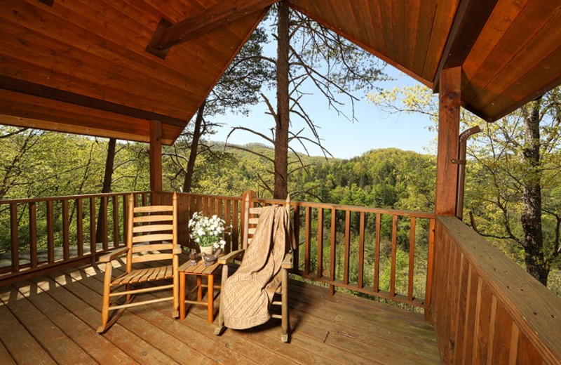 Mountain views from porch