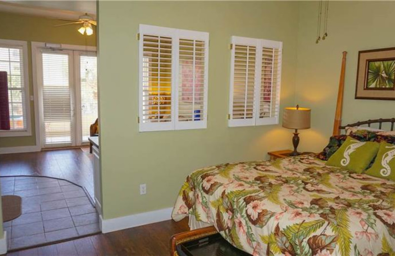 Guest bedroom at Sterling Resorts.